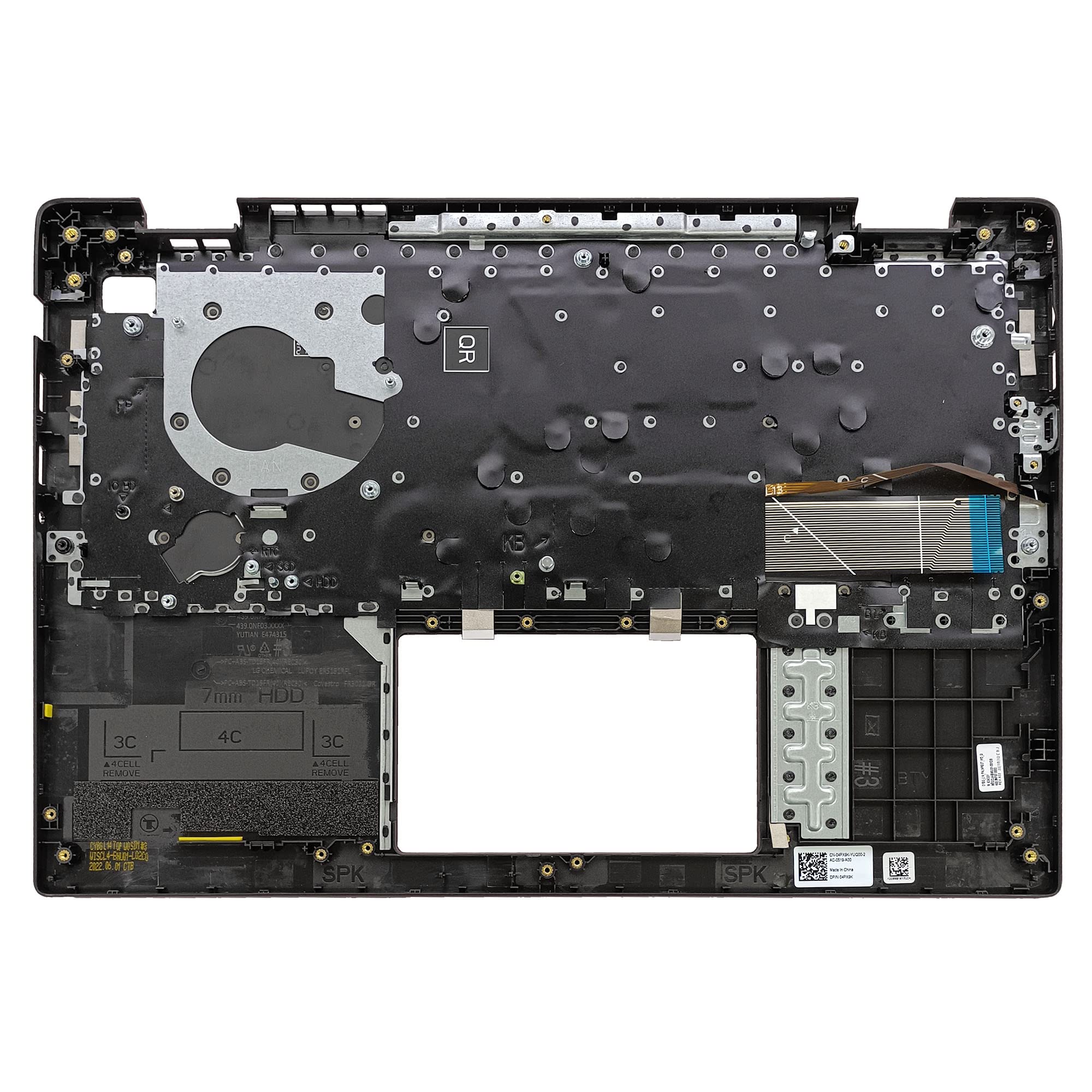 Amazon.com: LTPRPTS Replacement Laptop Upper Case Palmrest Backlit